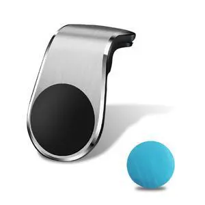 Magnetic Car Phone Holder, L Type 360° Rotatable Adjustable Car Air Vent Cellphone Mount, No-Hand Clip-On Navigation Bracket, Universal Vehicle Smartphones Stand Accessories (Silver) Magnetic Car Phone Holder, L Type 360° Rotatable Adjustable Car Air Vent Cellphone Mount, No-Hand Clip-On Navigation Bracket, Universal Vehicle Smartphones Stand Accessories (Silver)