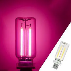 1 Pack Car LED Lights Interior, USB Light for Car Decor & Bedroom, Touch Dimmable Ambient Lighting, Mini Glass Bottle Night Light for Camping Gifts-Pink 1 Pack Car LED Lights Interior, USB Light for Car Decor & Bedroom, Touch Dimmable Ambient Lighting, Mini Glass Bottle Night Light for Camping Gifts-Pink