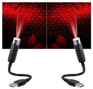 Car Roof Star Night Lights Mini Led Projection Lamp,2 Pcs Mini Led Projection Lamp Star Night Wedding Car, USB Roof Projector Night Light, Ceiling, Bedroom, Party Romantic Car Roof Star Night Lights Mini Led Projection Lamp,2 Pcs Mini Led Projection Lamp Star Night Wedding Car, USB Roof Projector Night Light, Ceiling, Bedroom, Party Romantic