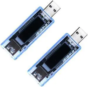 2Pcs LCD USB Voltage Ampere Meter Power Capacity Tester Meter Mobile Power Test KWS-V20 Tester Power Bank Battery Capacity Tester 2Pcs LCD USB Voltage Ampere Meter Power Capacity Tester Meter Mobile Power Test KWS-V20 Tester Power Bank Battery Capacity Tester