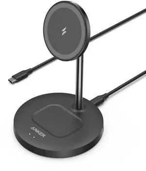 iPhone 16 Wireless Charging Stand, PowerWave 2-in-1 Magnetic Stand Lite with USB-C Cable, for iPhone 16/16 Pro/16 Plus/16 Pro Max/15/14/13 Series, AirPods 2/Pro (No AC Adapter) iPhone 16 Wireless Charging Stand, PowerWave 2-in-1 Magnetic Stand Lite with USB-C Cable, for iPhone 16/16 Pro/16 Plus/16 Pro Max/15/14/13 Series, AirPods 2/Pro (No AC Adapter)