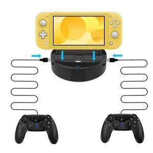 Charging Dock for Nintendo Switch Lite, Charging Station with 2 USB Ports Compatible with Wired Controllers Charging Dock for Nintendo Switch Lite, Charging Station with 2 USB Ports Compatible with Wired Controllers