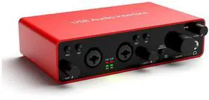 USB Audio Interface, 2-In-2-Out USB-C External Sound Card, 24Bit/192kHz 48V Phantom Power Zero-Latency Monitor for Podcast Live Stream Vocal Guitar Recording USB Audio Interface, 2-In-2-Out USB-C External Sound Card, 24Bit/192kHz 48V Phantom Power Zero-Latency Monitor for Podcast Live Stream Vocal Guitar Recording