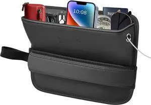 Car Seat Gap Filler, Pro-Seats Gap Filler Organizer and Storages 2-in-1, Premium Leather Center Console Organizer, Car Organizer Front Seat Universal Fit for Car SUV Truck Car Seat Gap Filler, Pro-Seats Gap Filler Organizer and Storages 2-in-1, Premium Leather Center Console Organizer, Car Organizer Front Seat Universal Fit for Car SUV Truck