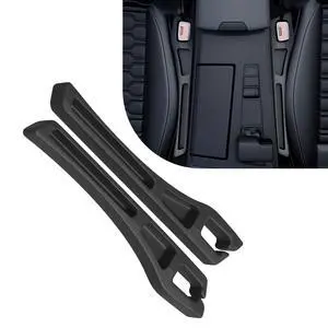 Car Seat Gap Filler Organizer, 2PCS Multifunctional Vehicle Fill Gap Blocker with Storage Slot Between Seat Console, Anti-Drop Auto Interior Organization, Universal for SUV Truck Sedan(Black) Car Seat Gap Filler Organizer, 2PCS Multifunctional Vehicle Fill Gap Blocker with Storage Slot Between Seat Console, Anti-Drop Auto Interior Organization, Universal for SUV Truck Sedan(Black)