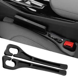 Car Seat Gap Filler 2-Pack, Universal Car Seat Gap Filler Organizer, Seat Gap Plug Fills Gap Between Seat & Console, Drop-Proof Guard for Phones, Keys & Cards, Fits Cars, SUVs, Trucks, Black Car Seat Gap Filler 2-Pack, Universal Car Seat Gap Filler Organizer, Seat Gap Plug Fills Gap Between Seat & Console, Drop-Proof Guard for Phones, Keys & Cards, Fits Cars, SUVs, Trucks, Black