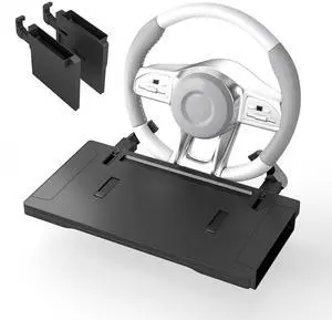 2-in-1 Car Steering Wheel Desk Tray & Car Seat Gap Filler Organizer, Adjustable Car Desk for Laptop, for Standard Round Steering Wheels Enjoy Meals and Work Done Right from Your Car 2-in-1 Car Steering Wheel Desk Tray & Car Seat Gap Filler Organizer, Adjustable Car Desk for Laptop, for Standard Round Steering Wheels Enjoy Meals and Work Done Right from Your Car