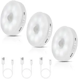 Improved LED Motion Sensor Light Indoor, Bright & Long-Lasting Improved LED Motion Sensor Light Indoor, Bright & Long-Lasting
