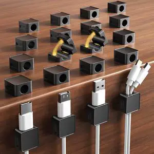20 Pack Cord Organizer Holder, Strong Adhesive Desk Cable Management Magnetic Easy Open,Organize Phone Charging Cords Wire Holder Organizer Neatly for Home,Office,Car,Desk,Nightstand 20 Pack Cord Organizer Holder, Strong Adhesive Desk Cable Management Magnetic Easy Open,Organize Phone Charging Cords Wire Holder Organizer Neatly for Home,Office,Car,Desk,Nightstand