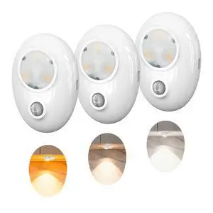 Pebble-Shaped Night Lights Motion Sensor Light - 3 Color Changing, Magnetic Mount Puck Light, Dimmable Rechargeable LED Wall Lighting for Closet, Kitchen, Shelf, Wall and Desk(3 Pack) Pebble-Shaped Night Lights Motion Sensor Light - 3 Color Changing, Magnetic Mount Puck Light, Dimmable Rechargeable LED Wall Lighting for Closet, Kitchen, Shelf, Wall and Desk(3 Pack)