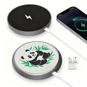15W Panda Magnetic Wireless Charging Pad for iPhone Earbuds 2 Pack 15W Panda Magnetic Wireless Charging Pad for iPhone Earbuds 2 Pack
