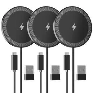 15W Wireless Charger for Apple MagSafe Charger, Magnetic Fast Charging Pad 15W Wireless Charger for Apple MagSafe Charger, Magnetic Fast Charging Pad