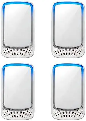 Air Ionizers for Home - 4 Pack Negative Ion Air Purifier Plug in for Small Room,Bedroom,Bathroom,Office - Quiet Working - Portable Air Cleaner Freshener for Odor,Pets Smell Air Ionizers for Home - 4 Pack Negative Ion Air Purifier Plug in for Small Room,Bedroom,Bathroom,Office - Quiet Working - Portable Air Cleaner Freshener for Odor,Pets Smell