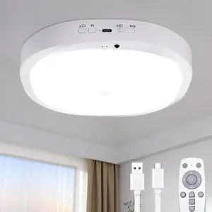 10000mAh Rechargeable Motion Sensor LED Ceiling Light with Remote 10000mAh Rechargeable Motion Sensor LED Ceiling Light with Remote