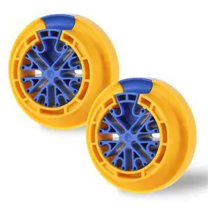 Wire Comb for Network Ethernet Cable Management Organizer Tool with Cat5 Cat6 Wire Straightener Low Voltage PSU Organizing Tool (2 Pack Yellow Blue) Wire Comb for Network Ethernet Cable Management Organizer Tool with Cat5 Cat6 Wire Straightener Low Voltage PSU Organizing Tool (2 Pack Yellow Blue)