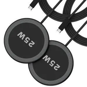 25W Magnetic Portable Fast Wireless Charging Pad for Apple iPhone Series 25W Magnetic Portable Fast Wireless Charging Pad for Apple iPhone Series