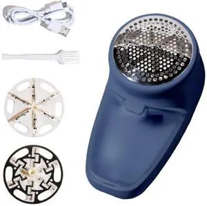 Trim Fabric Shaver - Lint Remover for Clothes & Furniture - Navy Trim Fabric Shaver - Lint Remover for Clothes & Furniture - Navy