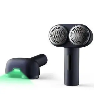 Electric Professional Dual-Head Fabric Shaver and Lint Remover and Clothes Shavers with Green Light aided Identification, 3-Speeds (M5) Electric Professional Dual-Head Fabric Shaver and Lint Remover and Clothes Shavers with Green Light aided Identification, 3-Speeds (M5)