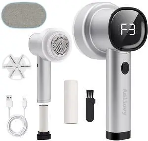 Fabric Shaver, 3 in 1 Lint Remover with Hair Remover Brush & Lint Rollers, Digital Led Display, 3 Speeds with Replaceable Blades, Remove Pilling for Clothes, Furniture, Sweater, Couch, Blanket, Pet Fabric Shaver, 3 in 1 Lint Remover with Hair Remover Brush & Lint Rollers, Digital Led Display, 3 Speeds with Replaceable Blades, Remove Pilling for Clothes, Furniture, Sweater, Couch, Blanket, Pet