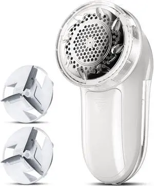 Fabric Shaver, Lint Remover, Lint Shaver Defuzzer Sweater Shaver for Clothes and Furniture with AC Adapter Pill Fuzz Remover-White Fabric Shaver, Lint Remover, Lint Shaver Defuzzer Sweater Shaver for Clothes and Furniture with AC Adapter Pill Fuzz Remover-White