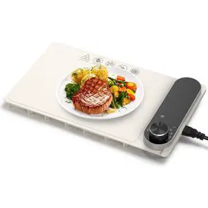 Food Warming Mat - 7-Temp Electric Food Warmer (100-212°F), Fast & Even Heating for Lunch/Dinner, Suitable for Stainless Steel/Ceramic/Glass Lunch Box, 4H Auto Off, Compact Foldable (9.85''x5.91'') Food Warming Mat - 7-Temp Electric Food Warmer (100-212°F), Fast & Even Heating for Lunch/Dinner, Suitable for Stainless Steel/Ceramic/Glass Lunch Box, 4H Auto Off, Compact Foldable (9.85''x5.91'')
