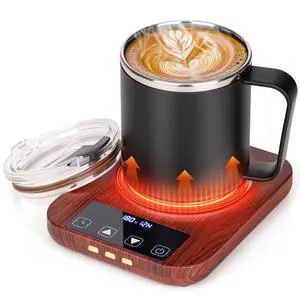 Mug Warmer, Cup Warmer for Desk with 15oz Coffee Mug, 36W Electric Coffee Cup Warmer with Auto Shut Off, 9 Temperature Setting Smart Cup Warmer for Heating Coffee, Milk, Beverage, Candle Jar Mug Warmer, Cup Warmer for Desk with 15oz Coffee Mug, 36W Electric Coffee Cup Warmer with Auto Shut Off, 9 Temperature Setting Smart Cup Warmer for Heating Coffee, Milk, Beverage, Candle Jar