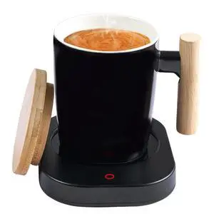 Coffee Warmer & Mug Set, Cup Heater for Desk Temperature Control and Smart Auto Shut Off, 14oz, Two temperatures Coffee Warmer & Mug Set, Cup Heater for Desk Temperature Control and Smart Auto Shut Off, 14oz, Two temperatures