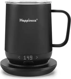 Smart Heated Coffee Mug 12oz,Rechargeable Electric Self Heating Temperature Control Coffee Cup Gifts for Mom Dad Women Men Smart Heated Coffee Mug 12oz,Rechargeable Electric Self Heating Temperature Control Coffee Cup Gifts for Mom Dad Women Men