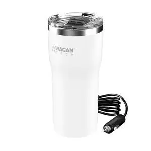 EL6102 12V Travel Car Heated Mug Portable 16oz Stainless Steel Anti-Spill Lid Slip resistant base Car Coffee Warmer Coffee Cup USBC PD20W 12V DC (White) EL6102 12V Travel Car Heated Mug Portable 16oz Stainless Steel Anti-Spill Lid Slip resistant base Car Coffee Warmer Coffee Cup USBC PD20W 12V DC (White)