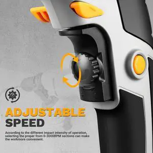 6-Amp 1/2-Inch Hammer Drill, Variable Speed Electric Corded Hammer Drill with 12pcs Bit for Concrete & Wood, 2 Functions in 1 with Keyed Metal Chuck, 360° Rotating Handle 6-Amp 1/2-Inch Hammer Drill, Variable Speed Electric Corded Hammer Drill with 12pcs Bit for Concrete & Wood, 2 Functions in 1 with Keyed Metal Chuck, 360° Rotating Handle