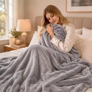 Electric Heated Blanket Full Size 72"x84", Microplush Fast Heating for Winter Night Sleeping, 5 Heat Settings & 10 Hours Auto Off, Safe for Bedroom & Sofa Use, Machine Washable, Light Grey Electric Heated Blanket Full Size 72"x84", Microplush Fast Heating for Winter Night Sleeping, 5 Heat Settings & 10 Hours Auto Off, Safe for Bedroom & Sofa Use, Machine Washable, Light Grey