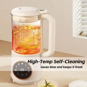 8 in 1 Nut Milk Maker Machine, 48oz Homemade Almond, Oat, Soy, Coconut, Plant-Based and Non-Dairy Beverages with Self-Cleaning, Boil Water, Delay Start, Keep Warm, 16 Blade Blender, Glass Jar 8 in 1 Nut Milk Maker Machine, 48oz Homemade Almond, Oat, Soy, Coconut, Plant-Based and Non-Dairy Beverages with Self-Cleaning, Boil Water, Delay Start, Keep Warm, 16 Blade Blender, Glass Jar