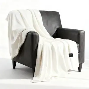 Heated Throw Blanket with Built-in Button Controller 50"x60" Electric Blanket with Soft Flannel Sherpa Fleece 4 Heat Settings 4-Hour Auto Shut Off Overheat Protection for Couch Bed and Office Heated Throw Blanket with Built-in Button Controller 50"x60" Electric Blanket with Soft Flannel Sherpa Fleece 4 Heat Settings 4-Hour Auto Shut Off Overheat Protection for Couch Bed and Office