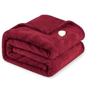 Electric Heated Blanket Throw, Super Cozy Soft 2-Layer Flannel 50" x 60" Heated Throw with 3 Heating Levels & 4 Hours Auto Off, Machine Washable, ETL&FCC Certified, Home Office Use, Red Electric Heated Blanket Throw, Super Cozy Soft 2-Layer Flannel 50" x 60" Heated Throw with 3 Heating Levels & 4 Hours Auto Off, Machine Washable, ETL&FCC Certified, Home Office Use, Red