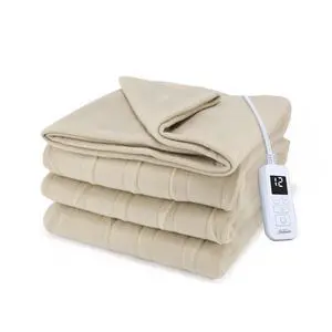 Royal Ultra Fleece Heated Electric Blanket Twin Size, 84" x 62", 12 Heat Settings, 12-Hour Selectable Auto Shut-Off, Fast Heating, Machine Washable, Warm and Cozy, Pebble Royal Ultra Fleece Heated Electric Blanket Twin Size, 84" x 62", 12 Heat Settings, 12-Hour Selectable Auto Shut-Off, Fast Heating, Machine Washable, Warm and Cozy, Pebble