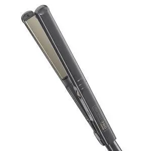 Tourmaline Ceramic 1-Inch Flat Iron Hair Straightener, 1-Inch Flat Iron to Straighten or Curl, 5 Heat Settings, for All Hair Types and Textures, Metallic Gray Tourmaline Ceramic 1-Inch Flat Iron Hair Straightener, 1-Inch Flat Iron to Straighten or Curl, 5 Heat Settings, for All Hair Types and Textures, Metallic Gray