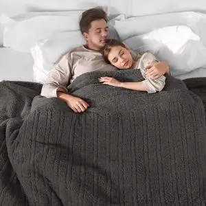 Queen Heated Blanket, Electric Blanket Dual Control with 5 Heating Levels & 10 Hours Auto Off, Ultra Soft Fuzzy Washable Heating Blanket Queen with ETL Certified, 84"x90", Dark Gray Queen Heated Blanket, Electric Blanket Dual Control with 5 Heating Levels & 10 Hours Auto Off, Ultra Soft Fuzzy Washable Heating Blanket Queen with ETL Certified, 84"x90", Dark Gray