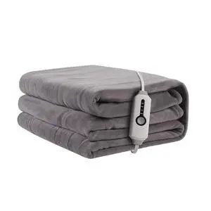Electric Heated Blanket 72"x84" Full Size, Soft Plush Fleece Blanket for Bed Couch Home, with 4 Heating Levels and 10 Hs Auto-Off, Machine Washable, Parents's Gifts, for Full Body Warmth, Light Gray Electric Heated Blanket 72"x84" Full Size, Soft Plush Fleece Blanket for Bed Couch Home, with 4 Heating Levels and 10 Hs Auto-Off, Machine Washable, Parents's Gifts, for Full Body Warmth, Light Gray