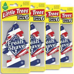 Car Air Freshener | Hanging Tree Provides Long Lasting Scent for Auto and Home | 24 Air Fresheners |Fresh Shave Car Air Freshener | Hanging Tree Provides Long Lasting Scent for Auto and Home | 24 Air Fresheners |Fresh Shave