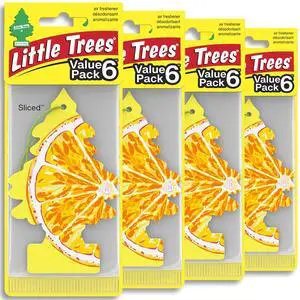 Car Air Freshener | Hanging Tree Provides Long Lasting Scent for Auto and Home | 24 Air Fresheners |Sliced Car Air Freshener | Hanging Tree Provides Long Lasting Scent for Auto and Home | 24 Air Fresheners |Sliced