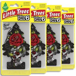 Car Air Freshener | Hanging Tree Provides Long Lasting Scent for Auto and Home | 24 Air Fresheners |Rose Thorn Car Air Freshener | Hanging Tree Provides Long Lasting Scent for Auto and Home | 24 Air Fresheners |Rose Thorn