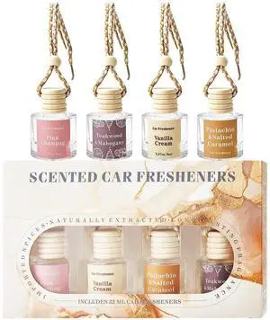 Car Air Freshener Diffuser, Hanging Car Scents Air Freshener, Car Fresheners Long Lasting, Essential Oil Diffuser, Fragrance Oil Air Diffuser, 4pcs Car Air Freshener Diffuser, Hanging Car Scents Air Freshener, Car Fresheners Long Lasting, Essential Oil Diffuser, Fragrance Oil Air Diffuser, 4pcs