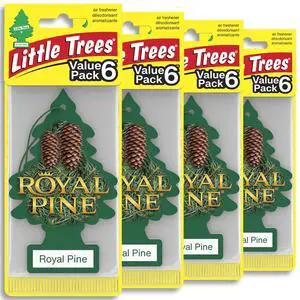 Car Air Freshener | Hanging Tree Provides Long Lasting Scent for Auto and Home | Royal Pine, 24 Air Fresheners Car Air Freshener | Hanging Tree Provides Long Lasting Scent for Auto and Home | Royal Pine, 24 Air Fresheners
