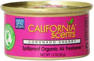Spillproof Organic Air Freshener, Coronado Cherry, 1.5 Ounce Canister (Pack of 4) Spillproof Organic Air Freshener, Coronado Cherry, 1.5 Ounce Canister (Pack of 4)