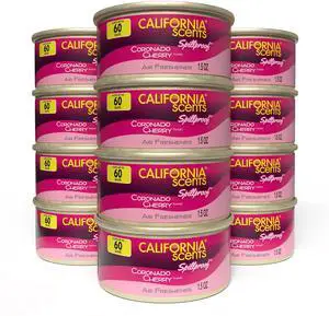 Can Air Freshener and Odor Neutralizer by , Set of 12 Spillproof Cans for Home and Car, Coronado Cherry, 1.5 Oz Each Can Air Freshener and Odor Neutralizer by , Set of 12 Spillproof Cans for Home and Car, Coronado Cherry, 1.5 Oz Each