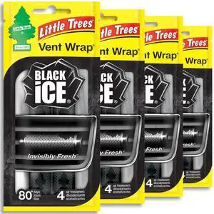 Car Air Freshener | Vent Wrap Provides Long Lasting Scent, Invisibly Fresh | 16 Air Fresheners | Black Ice Car Air Freshener | Vent Wrap Provides Long Lasting Scent, Invisibly Fresh | 16 Air Fresheners | Black Ice