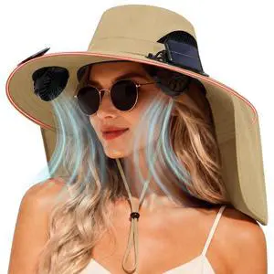 Solar Panel Powered Fan Built in Wide Brim Outdoor Fishing Sun Hat Happy Birthday Gifts for Adult Men Guy Women Who Have Everything Want Nothing Dad Guys People Parents Cool Unique Special Present Solar Panel Powered Fan Built in Wide Brim Outdoor Fishing Sun Hat Happy Birthday Gifts for Adult Men Guy Women Who Have Everything Want Nothing Dad Guys People Parents Cool Unique Special Present