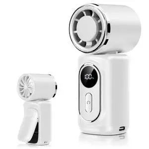 Portable Clip-On Mini Fan Handheld Turbo Fan with 100 Speeds 3000mAh Portable Clip-On Mini Fan Handheld Turbo Fan with 100 Speeds 3000mAh