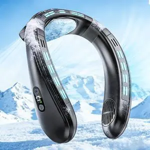 Neck Air Conditioner Portable, Neck Fan with Large Cooling Plate & NTC Control,Upward & Downward Back Airflow, 6000mAh Bladeless Wearable Fan for Outdoor, Travel, Office, Golf Neck Air Conditioner Portable, Neck Fan with Large Cooling Plate & NTC Control,Upward & Downward Back Airflow, 6000mAh Bladeless Wearable Fan for Outdoor, Travel, Office, Golf
