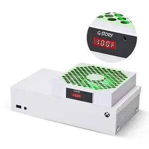 Cooling Fan for Xbox Series S, Auto 3 Speed Adjust Temp Display RGB Cooling Fan for Xbox Series S, Auto 3 Speed Adjust Temp Display RGB